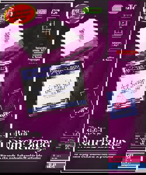 Clip-Style Name Badge Holder with Laser/Inkjet Insert, Top Load, 4 x 3, White, 100/Box